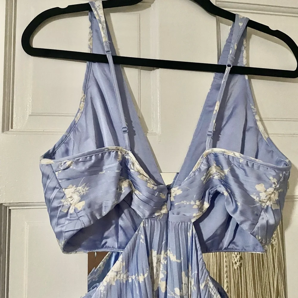 Abercrombie & Fitch Blue Floral Maxi Dress